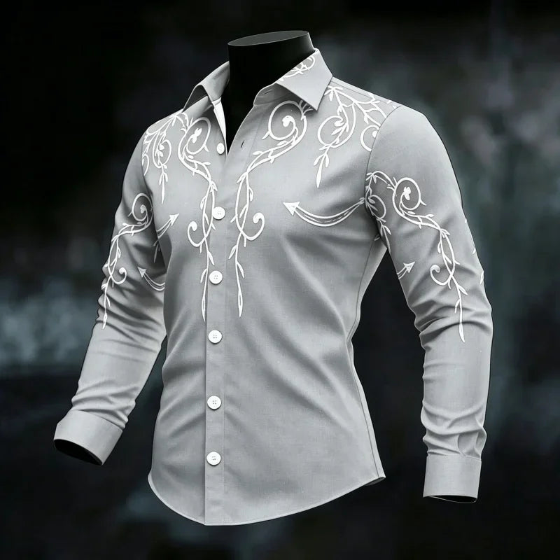 Men's Graphic Print Casual Shirt