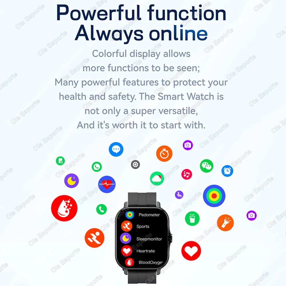 2.01-Inch Calling Smartwatch