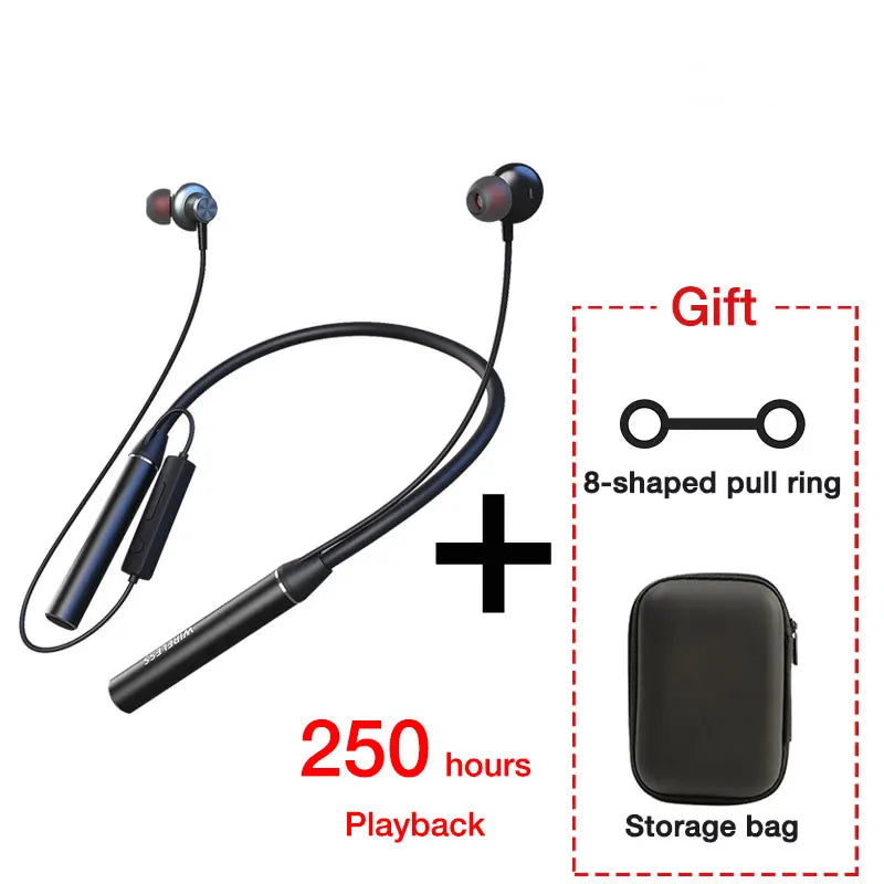 Long-Battery Neckband Bluetooth Earphones