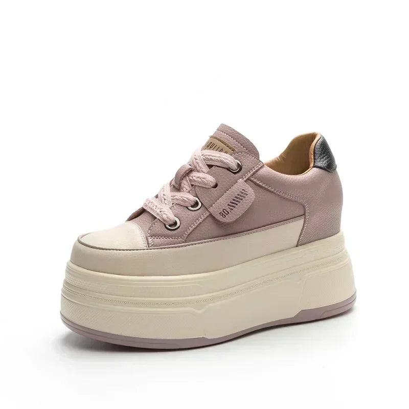 Women's Hidden-Wedge Platform Sneakers — product view