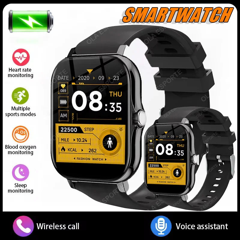 Outdoor 1.83-Inch Calling Smartwatch with Sleep Features