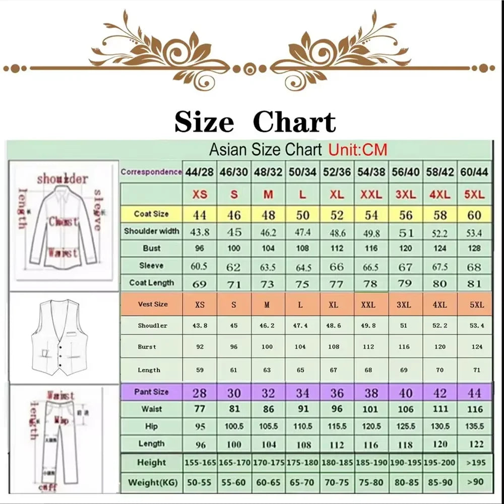 Men's Black Beaded 2-Piece Double-Breasted Suit Set — product view