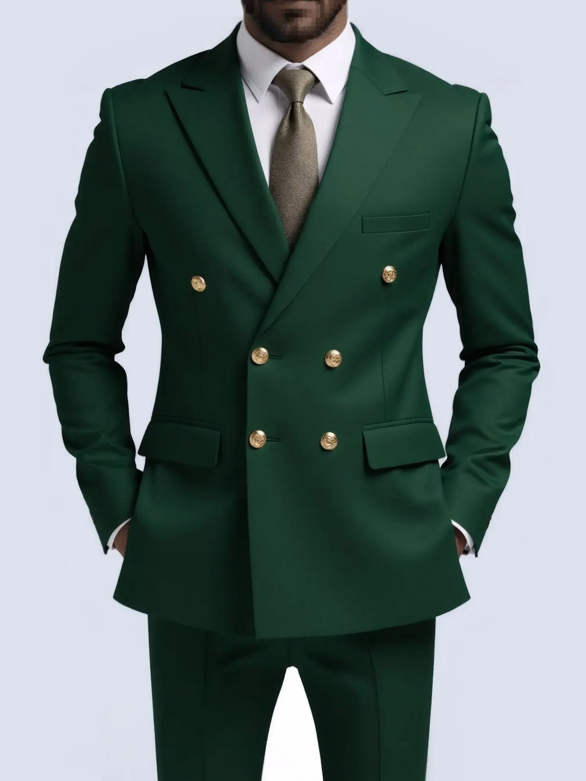 Men's Double-Breasted Occasion Suit