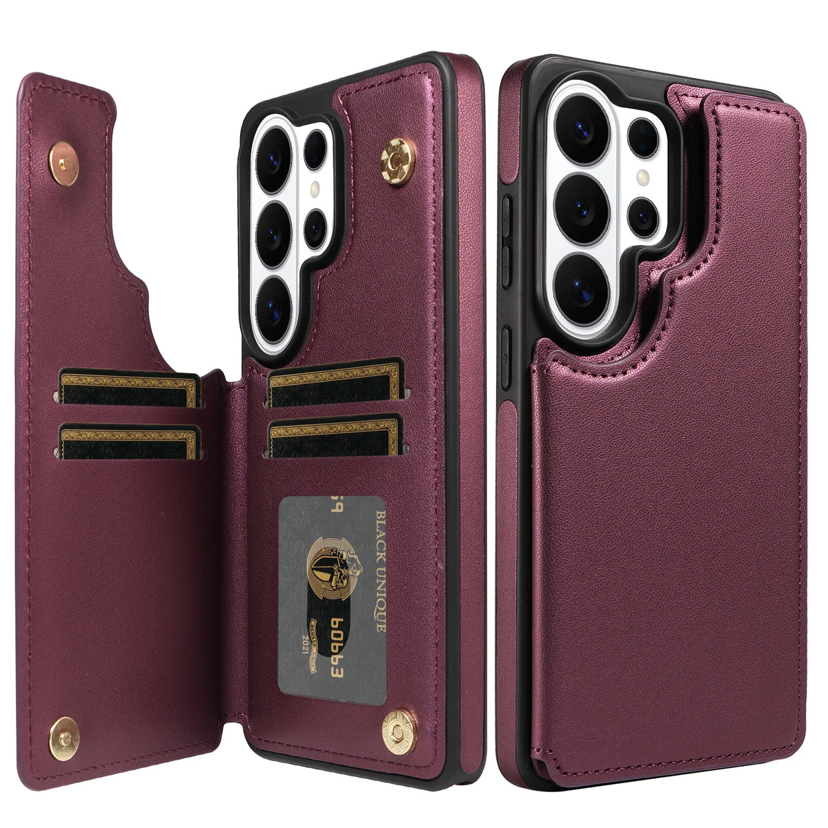 Flip Wallet Phone Case with Card Slots for Samsung Galaxy S23 FE, S23+, S24 Ultra, S24, S22 Ultra 5G, S22 5G, S23, S23 Ultra, S25 Ultra, S25+, S26 Ultra, S26+, S24+, S24 FE, S25 FE, S25, A17, A06, A36, A56, S26, A37, A57, A07, A14 & More Models