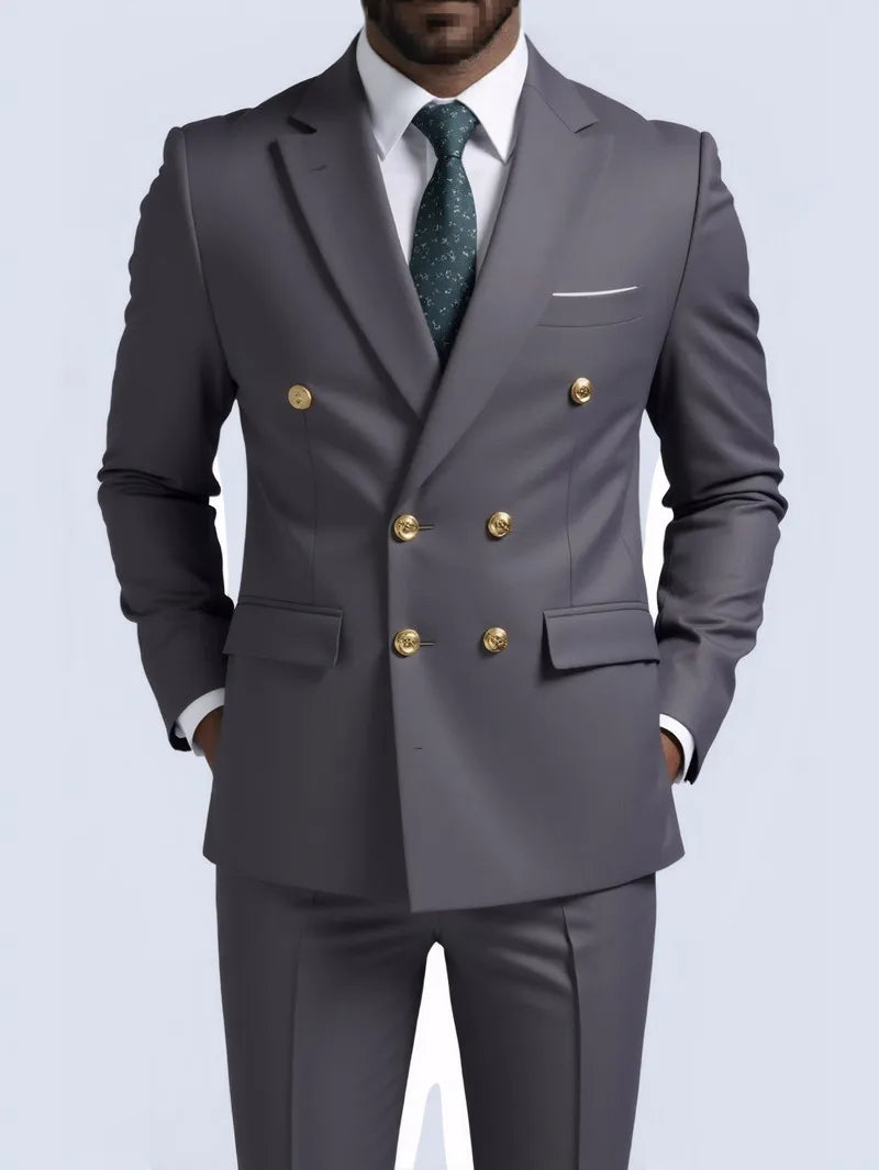 Men's Double-Breasted Occasion Suit