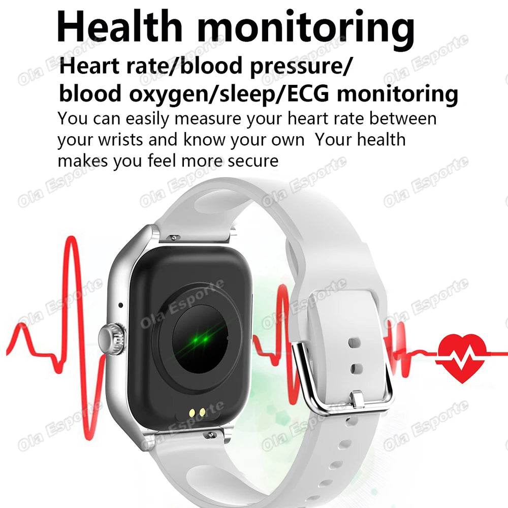2.01-Inch Calling Smartwatch with Message Alerts