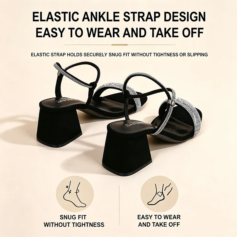 Women's Summer Heeled Sandals — product view