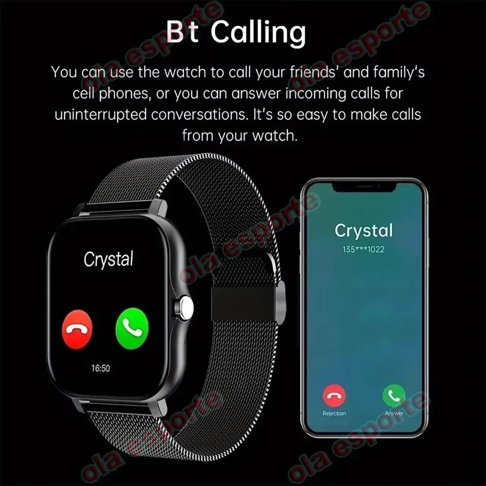 Outdoor 1.83-Inch Calling Smartwatch with Sleep Features