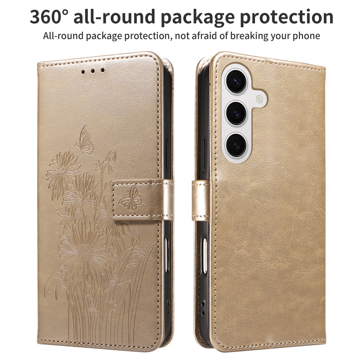 Embossed Flip Wallet Phone Case for Samsung Galaxy A14 4G, A14 5G, A15 5G, A15 4G, A30, A12, A13 4G, A13 5G, A06, A07, A10, A20, A37, A57, A05s, A05, A53 5G, A54, A55, A56, A50, A51 4G, A52 5G, A52s 5G, A36, A41, A42 5G, A32 5G, A32 4G & More Models