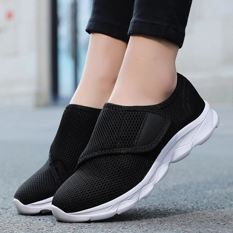 Hook-and-Loop Soft Walking Shoes — product view