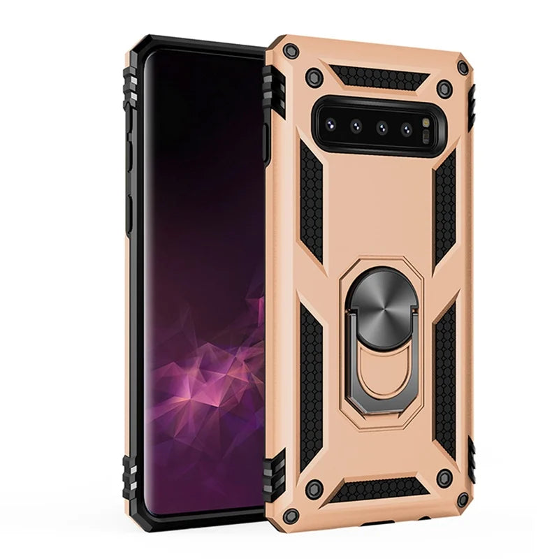 Ring Stand Phone Case for Samsung Galaxy S10, Note 9, S10 Plus, S10E, S9, S8 Plus, Note 8, S9 Plus, A50, S8, A70, A20, S10 5G, A40, A30