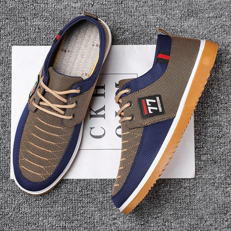 Baskets en toile pour homme