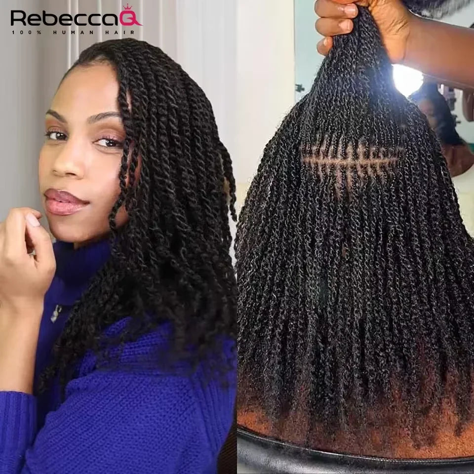 Qvr Afro Kinky Bulk Hair No Attachment 50g Afro Curly Bulk 100% Human - OSASCO