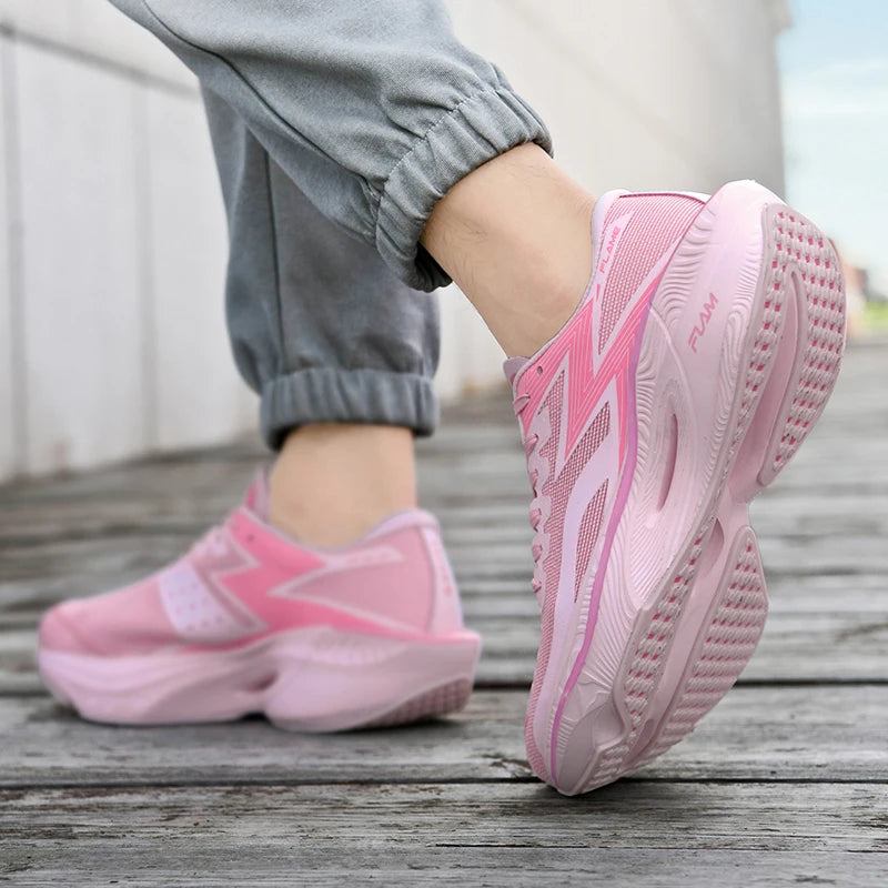 Breathable Lace-Up Athletic Sneakers — product view