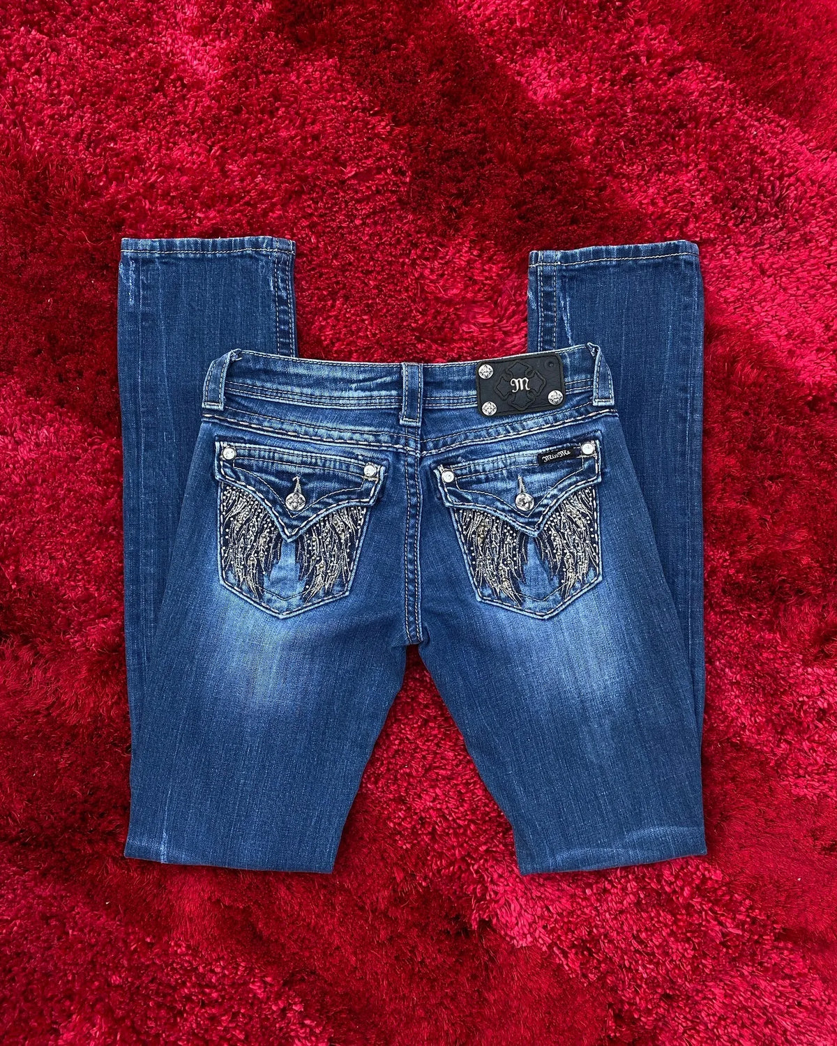 Women's High-Waist Wide-Leg Utility Jeans — product view
