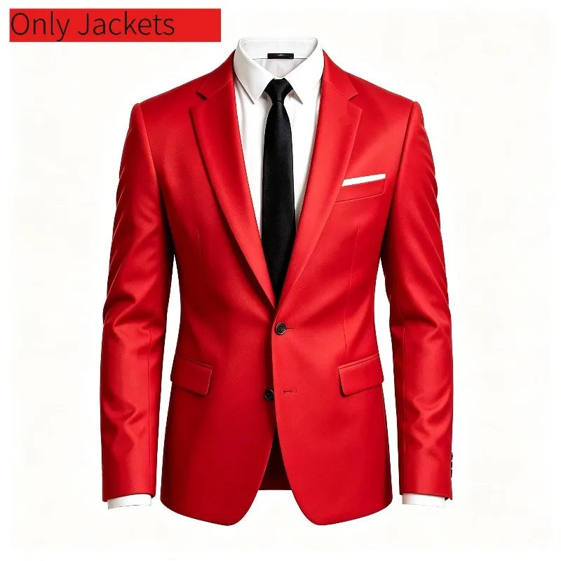 Men's Notch-Lapel Three-Piece Suit
