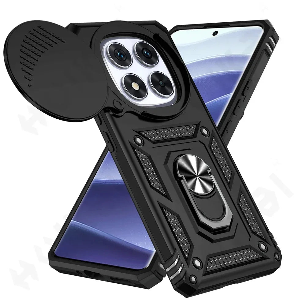 Kickstand Phone Case for Redmi Note 14 Pro 4G (Global), Redmi Note 14 4G (Global), Redmi Note 14 Pro+, Redmi 14C 5G, Redmi Note 14 Pro 5G (Global), Redmi Note 14 5G (Global)