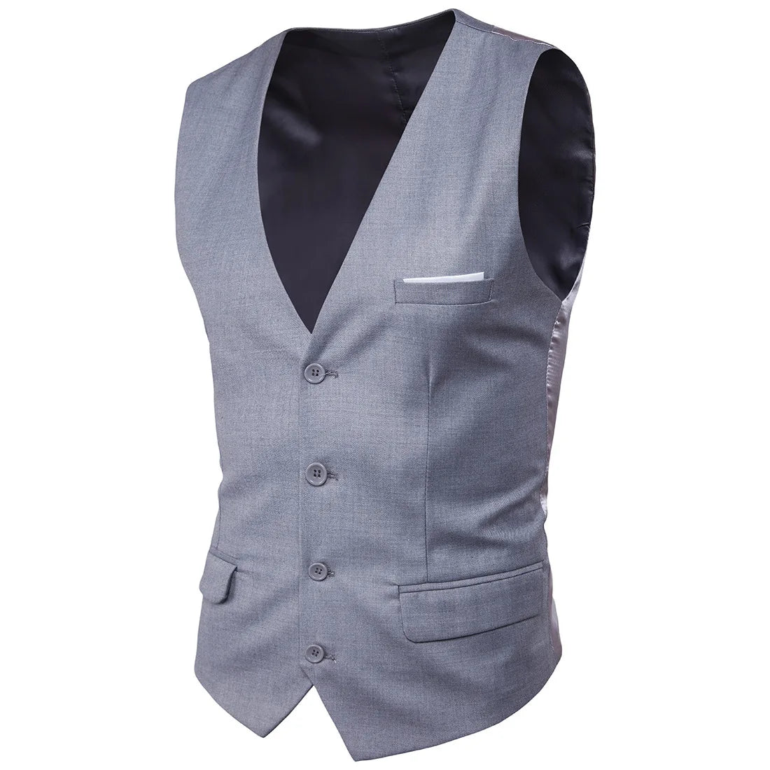 Men's Slim Fit Formal Waistcoat
