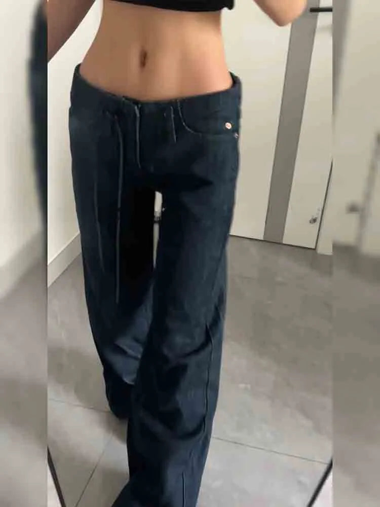Women's Low-Rise Light-Wash Straight-Leg Jeans — product view