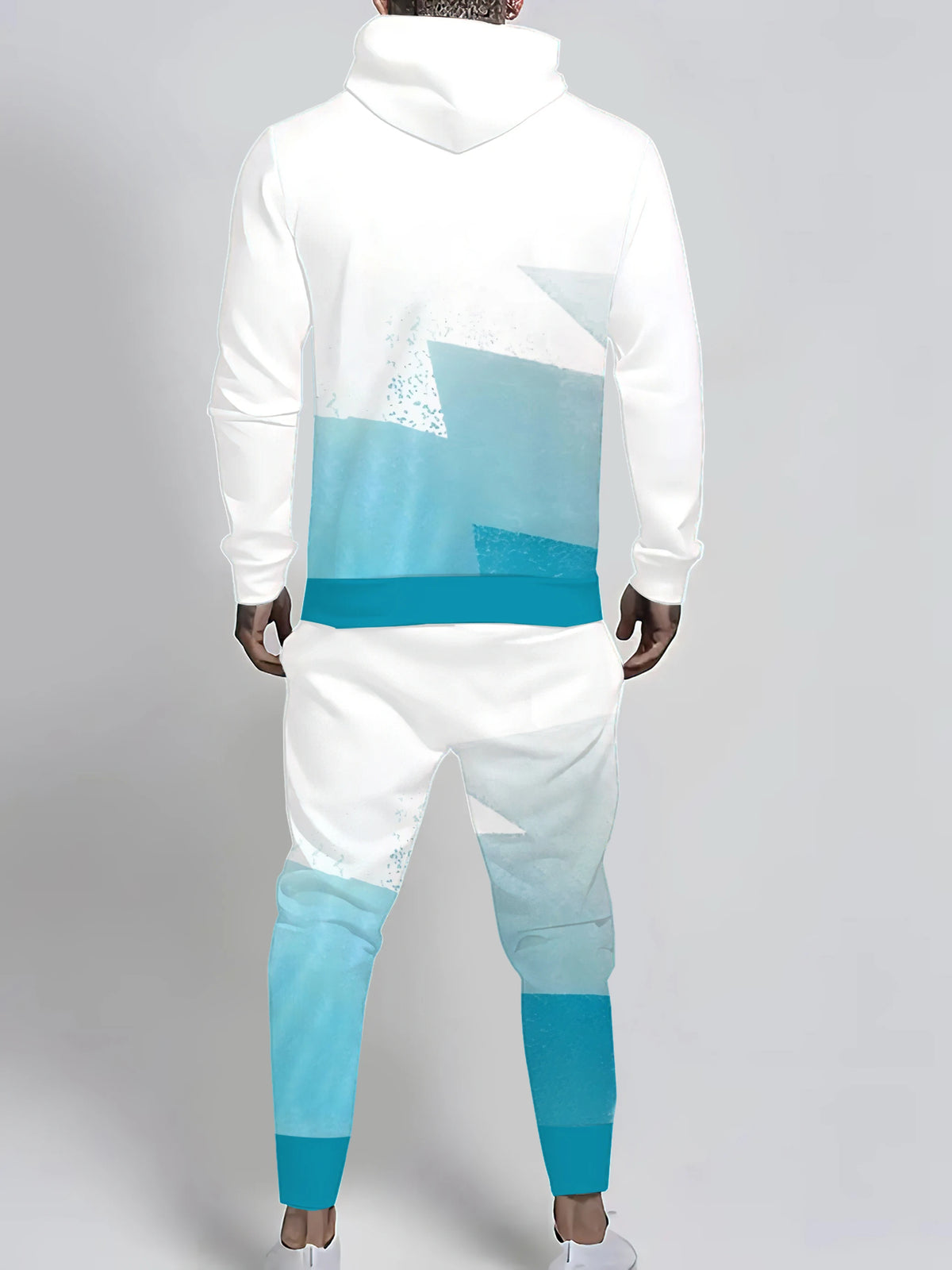Men's Graphic Print Casual Outfit Set