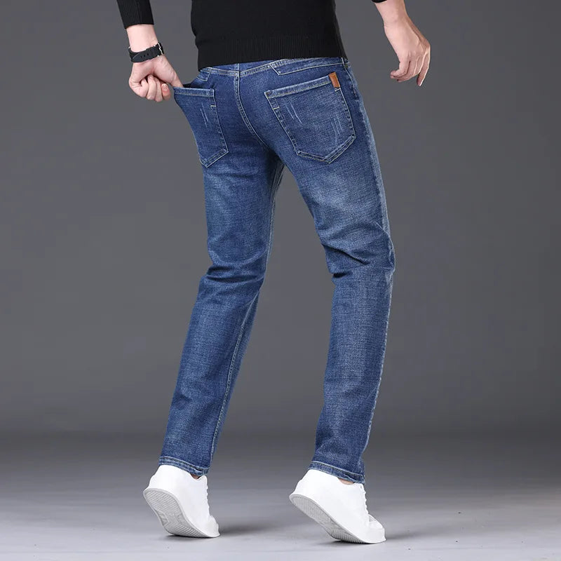 Men's Slim Fit Stretch Denim Jeans - Lightweight — product view