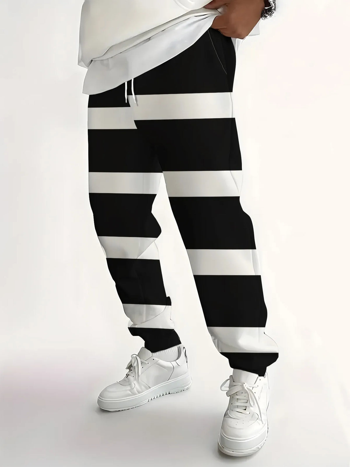 Men's Striped Casual Pants