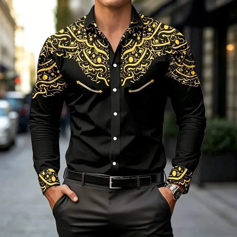 Men's Graphic Print Casual T-Shirt