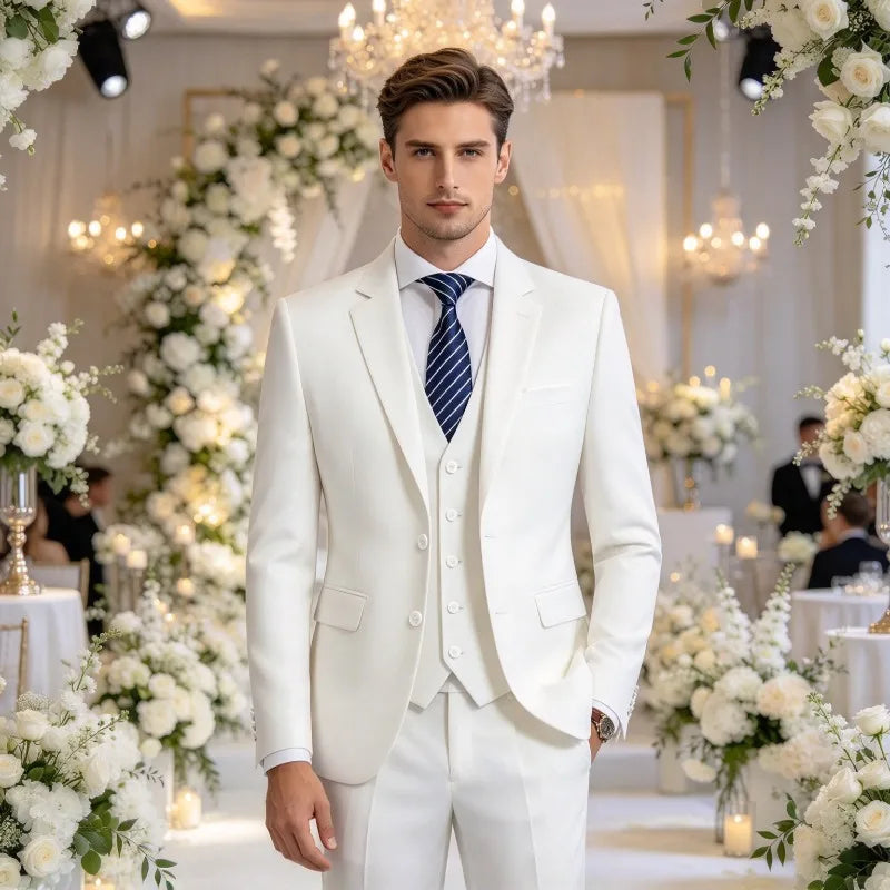 Men's Slim Fit Suit — Two- and Three-Piece Options