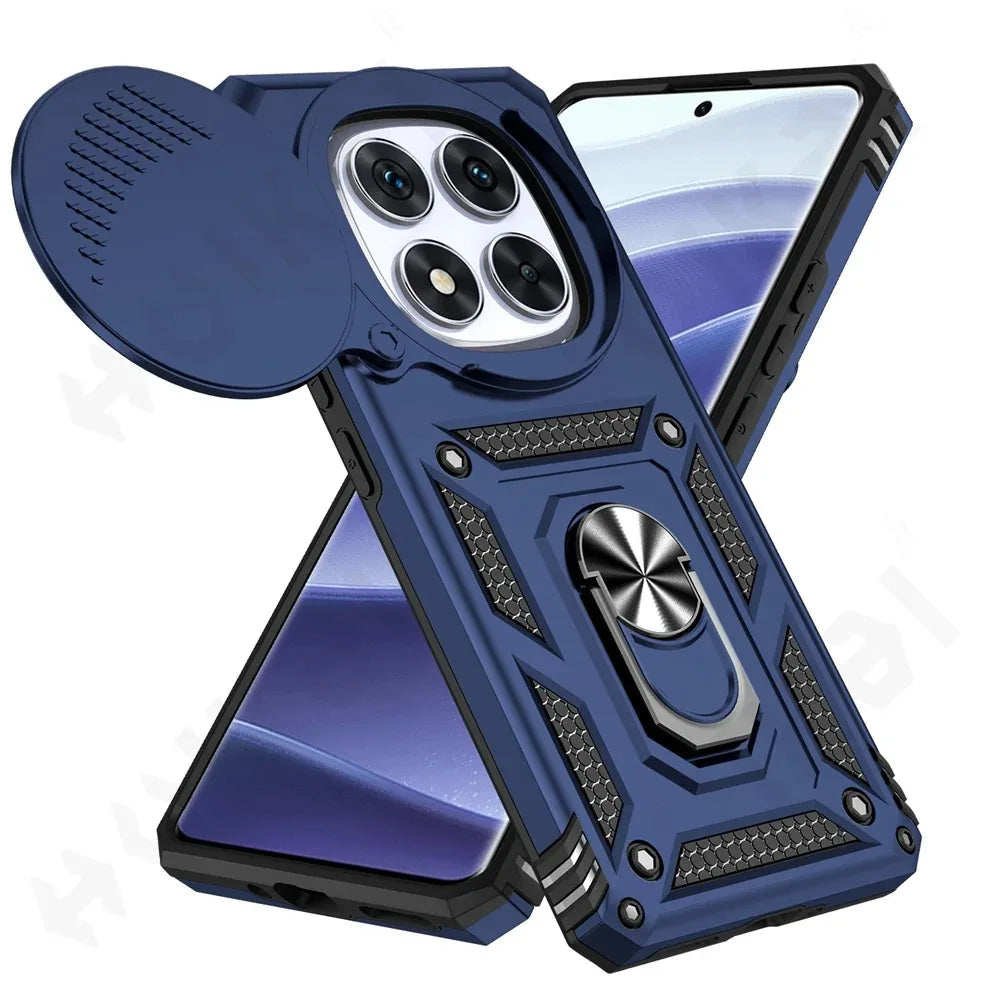Kickstand Phone Case for Redmi Note 14 Pro 4G (Global), Redmi Note 14 4G (Global), Redmi Note 14 Pro+, Redmi 14C 5G, Redmi Note 14 Pro 5G (Global), Redmi Note 14 5G (Global)