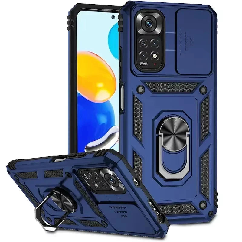 Kickstand Phone Case for Redmi Note 12 Pro 5G, Redmi Note 12 Pro 4G, Redmi Note 11 4G, Redmi Note 11S 4G, Redmi Note 13 Pro 5G, Redmi Note 13 Pro 4G, Redmi Note 12 5G, Redmi 12C, Redmi Note 11 Pro 5G, Redmi Note 11 Pro & More Models
