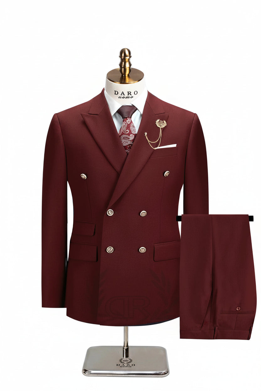 Men's Slim Fit Formal Business Suit 2Pcs Set — product view