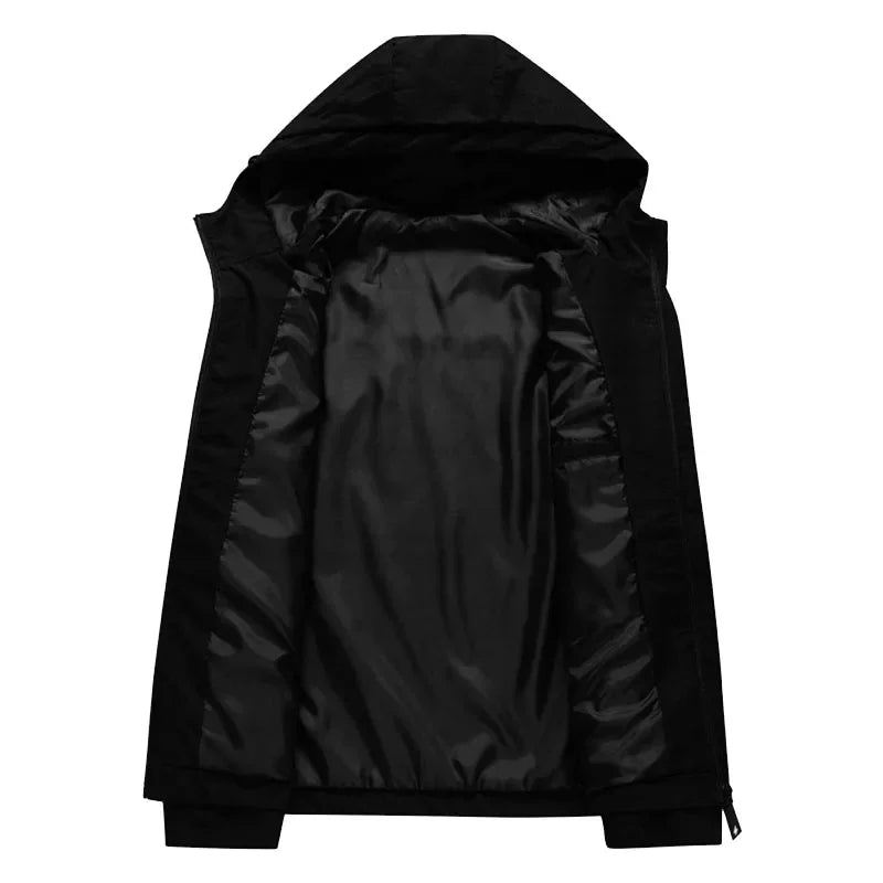 Men's Hooded Zip-Up Jacket