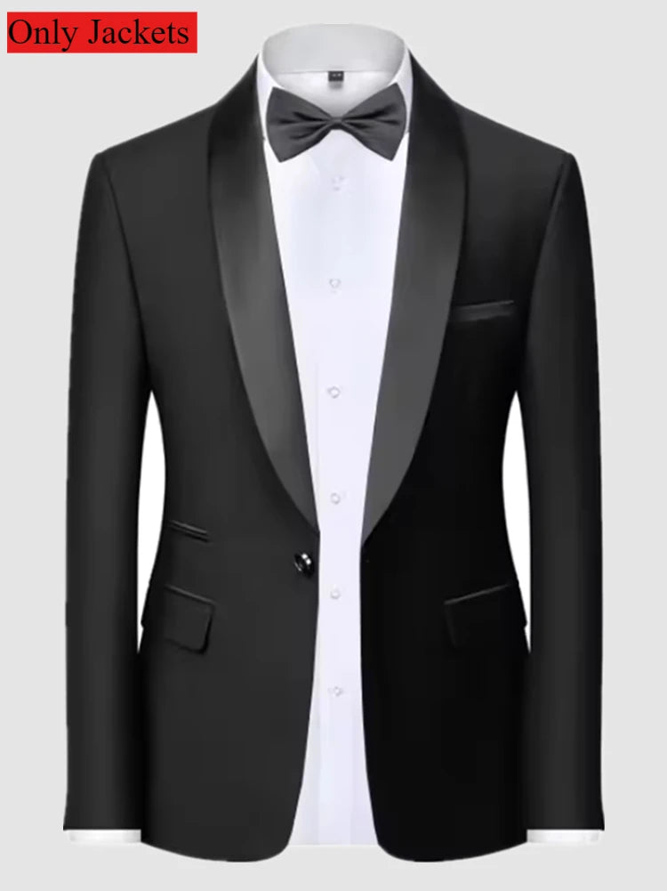 Men's Slim-Fit Notched Lapel Suit Set — product view