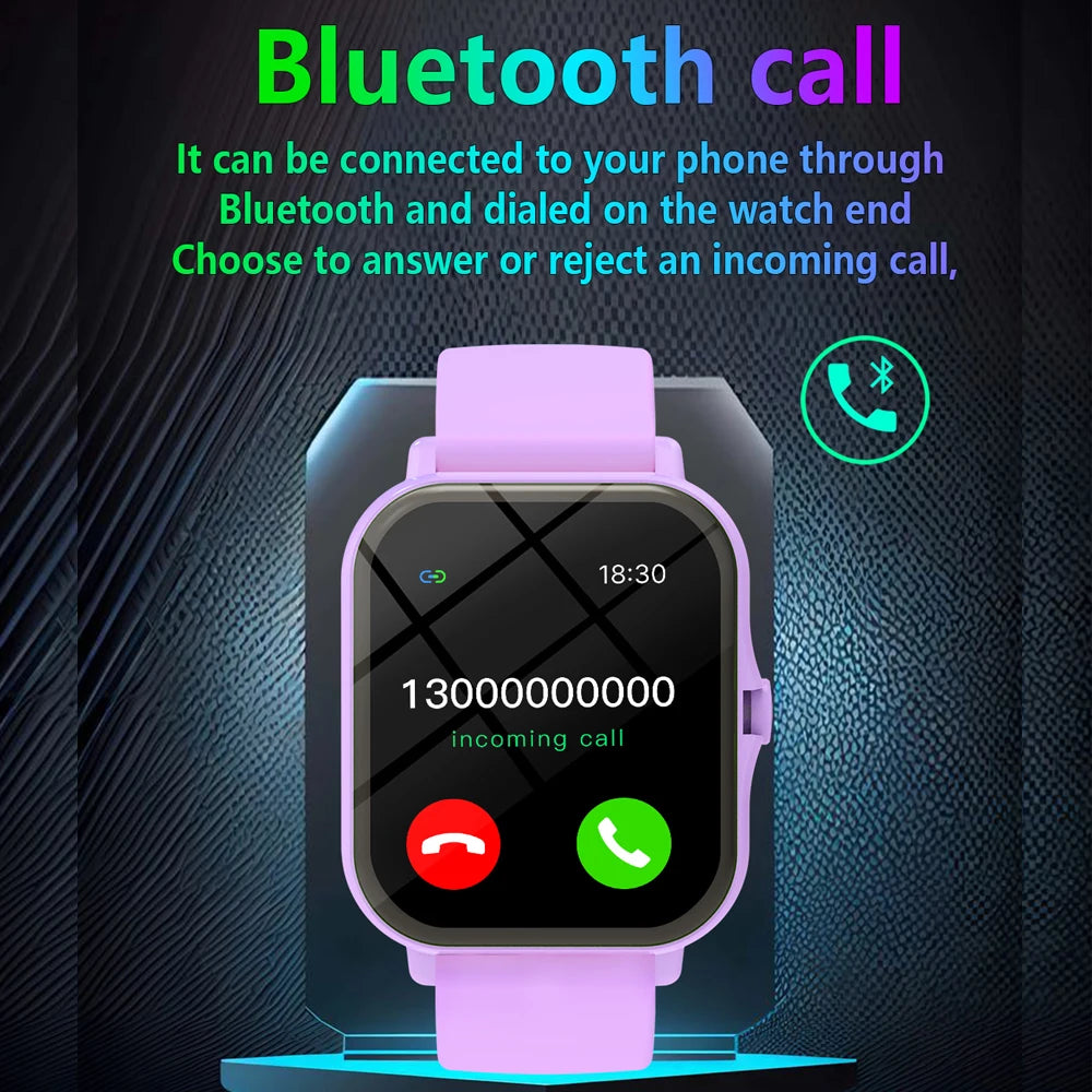 Children's 1.83-Inch Calling Smartwatch with Music Control