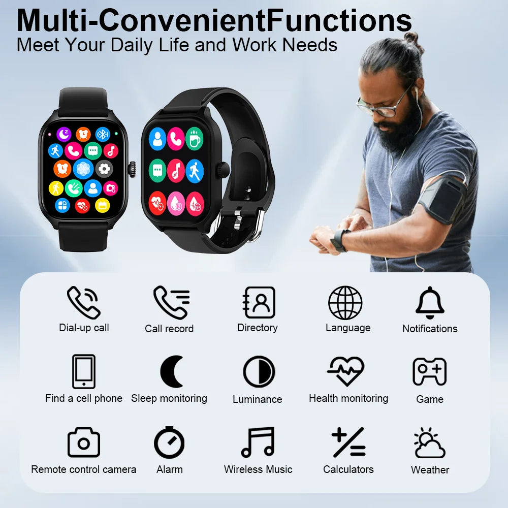 2.01-Inch Calling Smartwatch