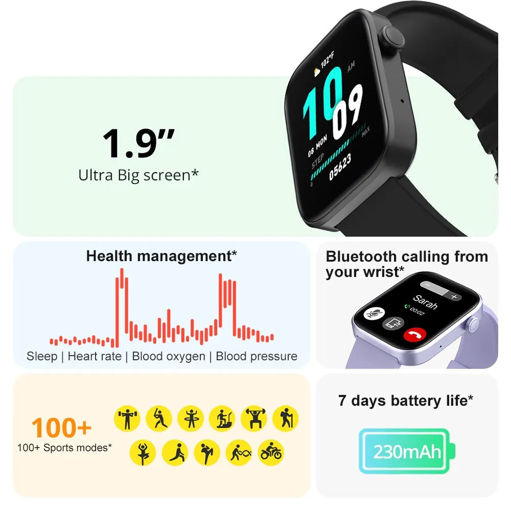 1.9-Inch Calling Smartwatch