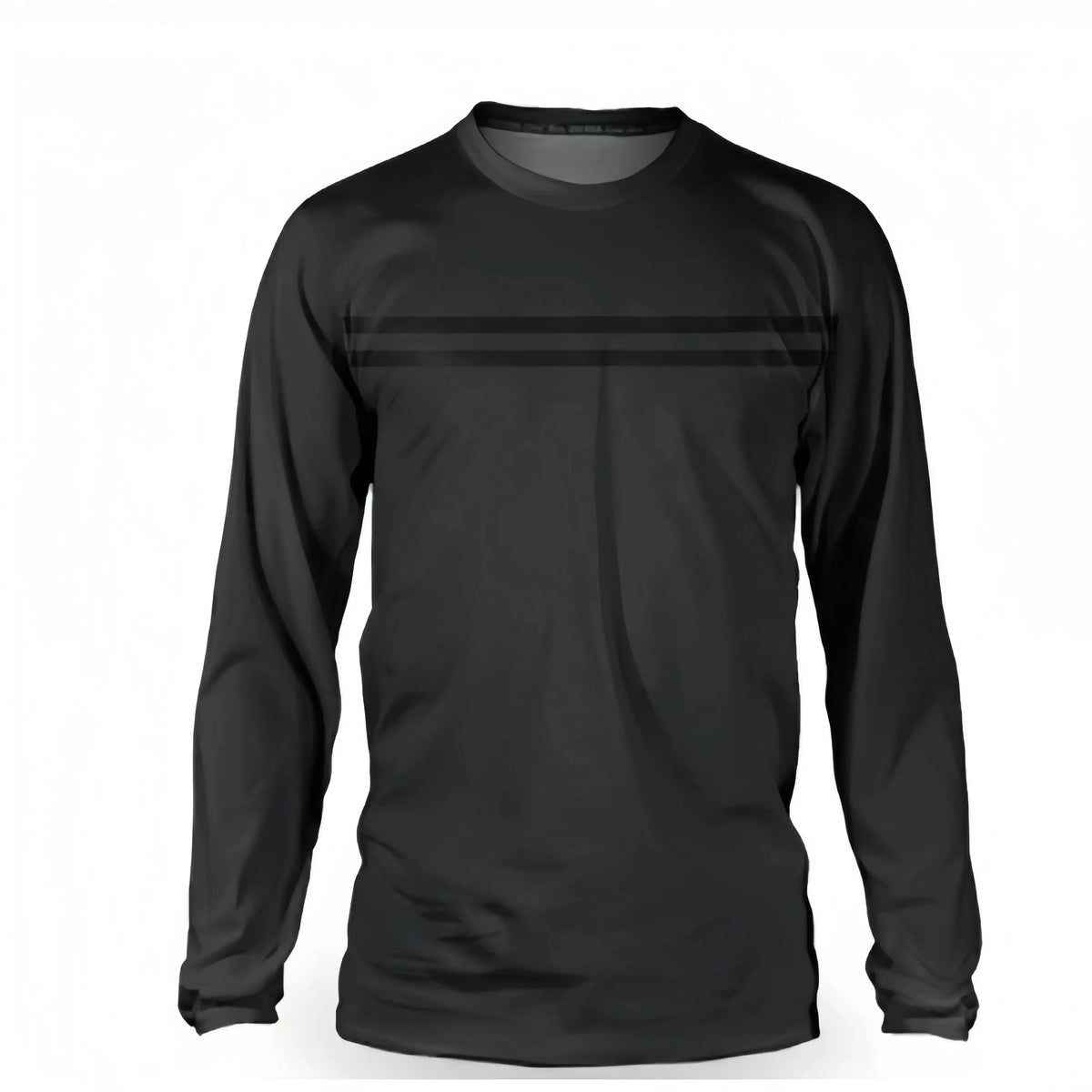 Men's Striped Long-Sleeve Casual T-Shirt