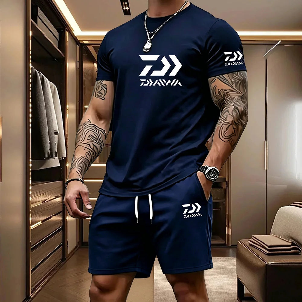 Men's Top & Shorts Set