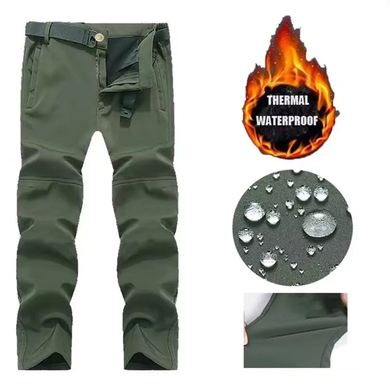 Men's Cargo Pants - Multi-Pocket Stretch Softshell — product view