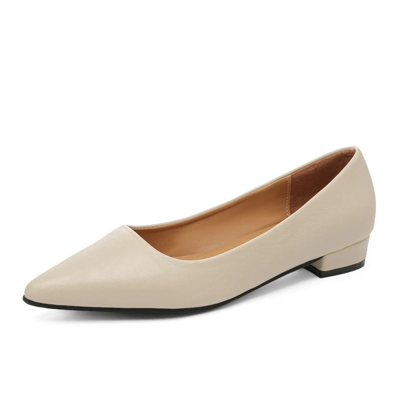 Women's Pointed-Toe Block-Heel Pumps — product view