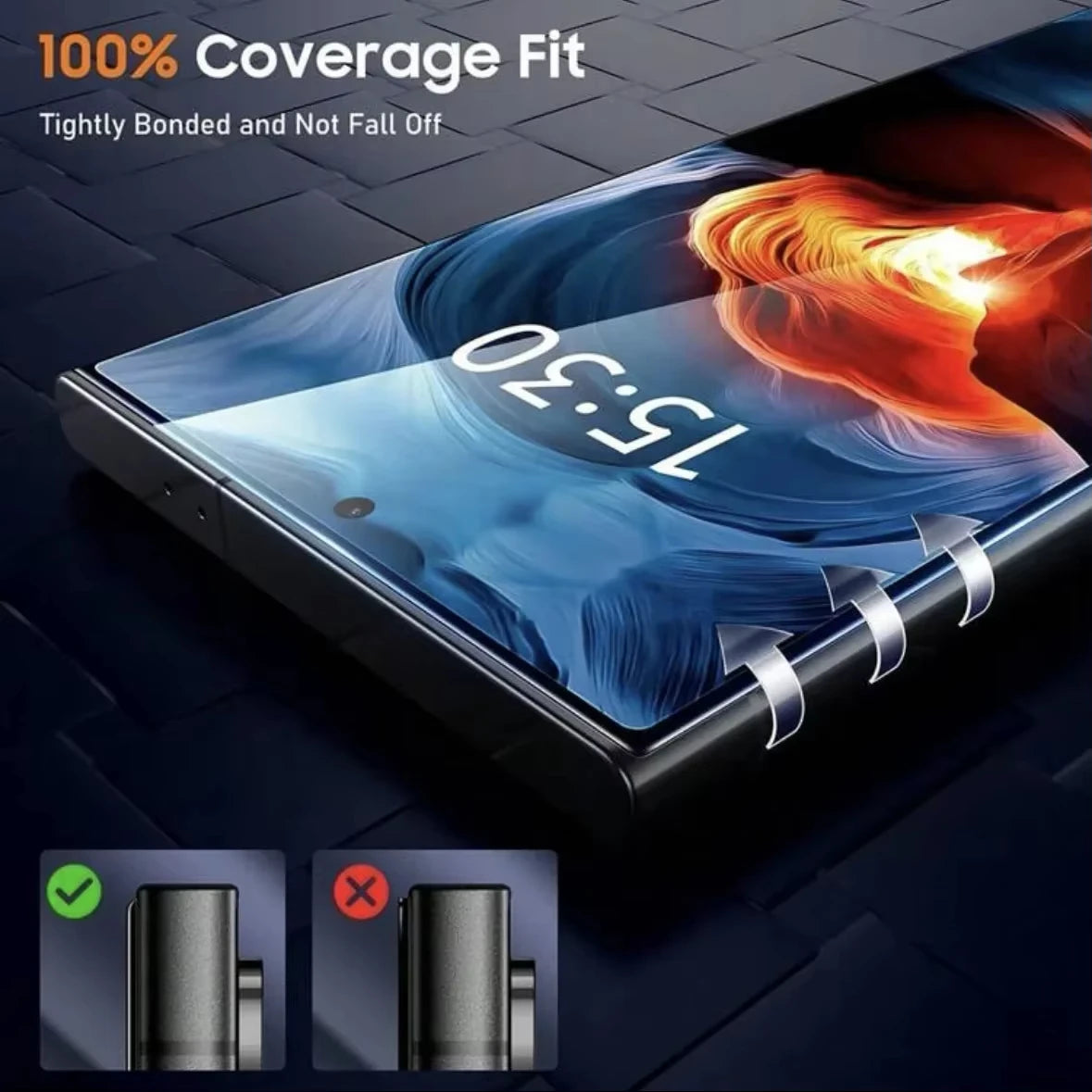 Easy-Install Oleophobic Tempered Glass Screen Protector for Samsung Galaxy S22+ 5G, S22 5G, S24+, S24, S25+, S25 Ultra, S25 Edge, S25, S24 FE, S24 Ultra, S26+, S23, S26 Ultra, S26, S23+