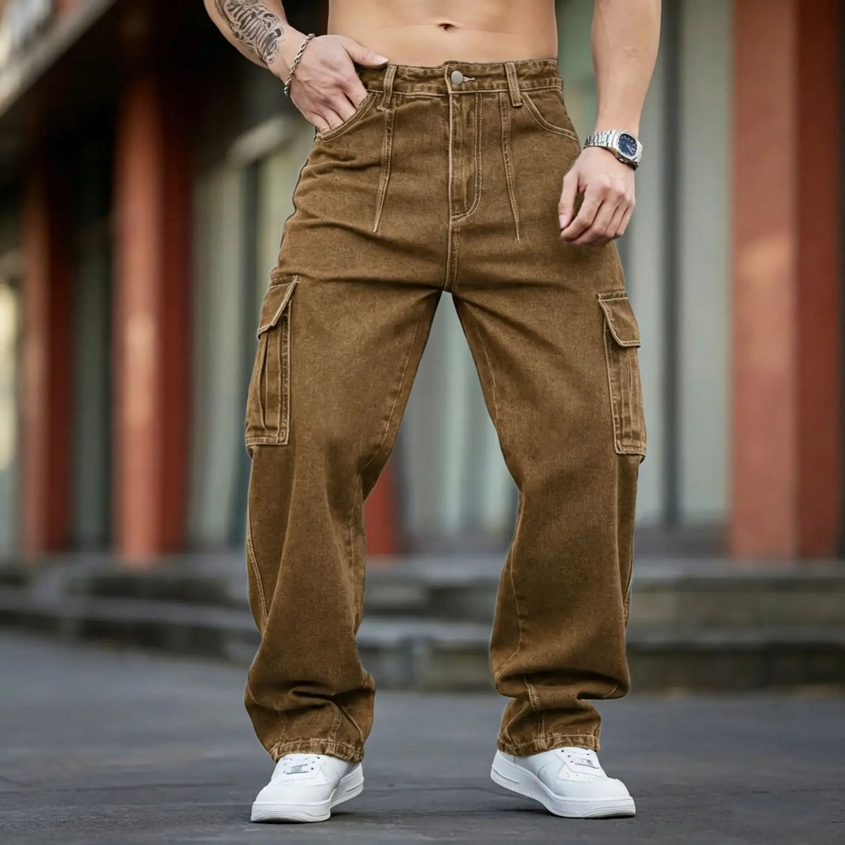 Men's Cargo Pants for Work & Outdoor Wear — product view