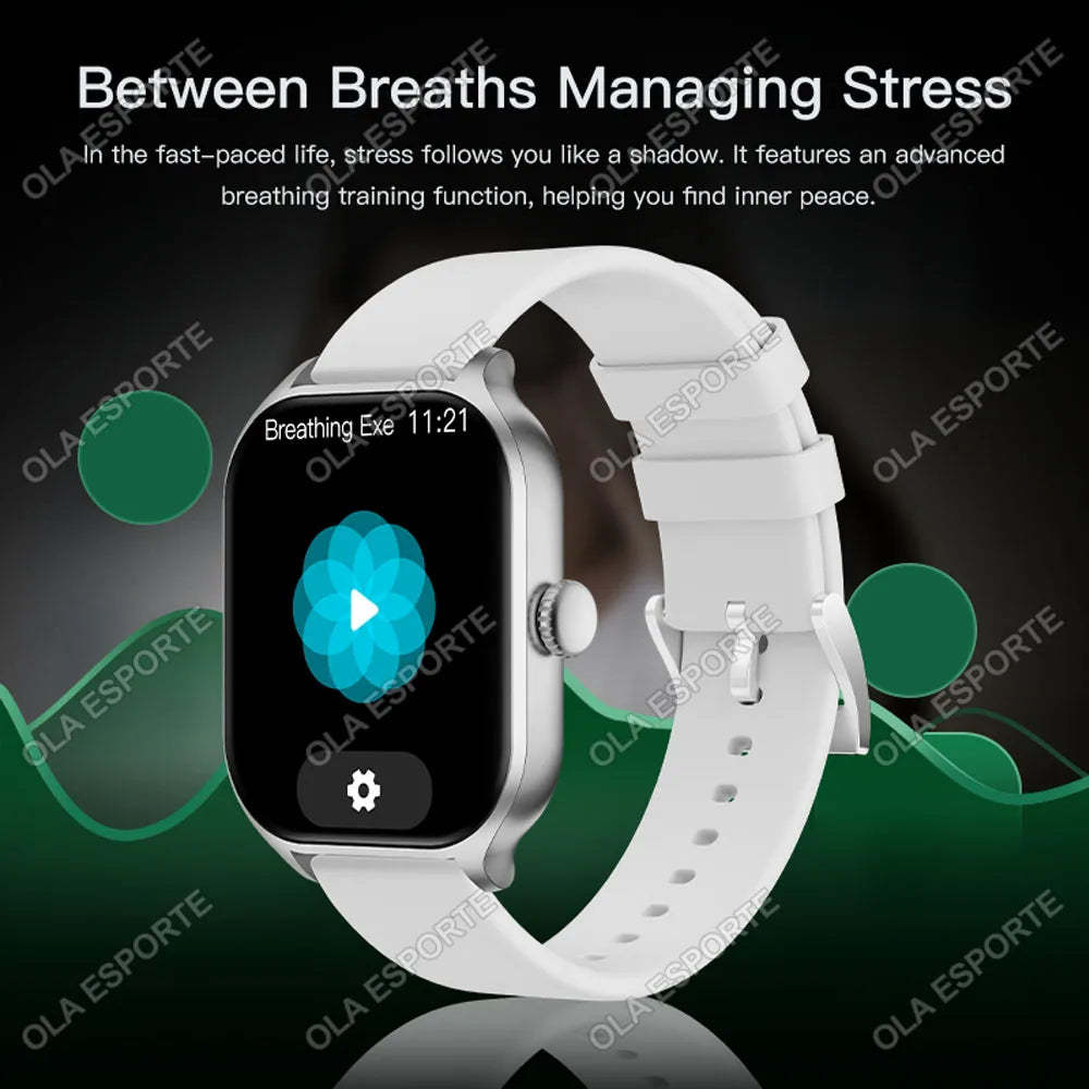 Outdoor 2.01-Inch Calling Smartwatch with Sleep Features