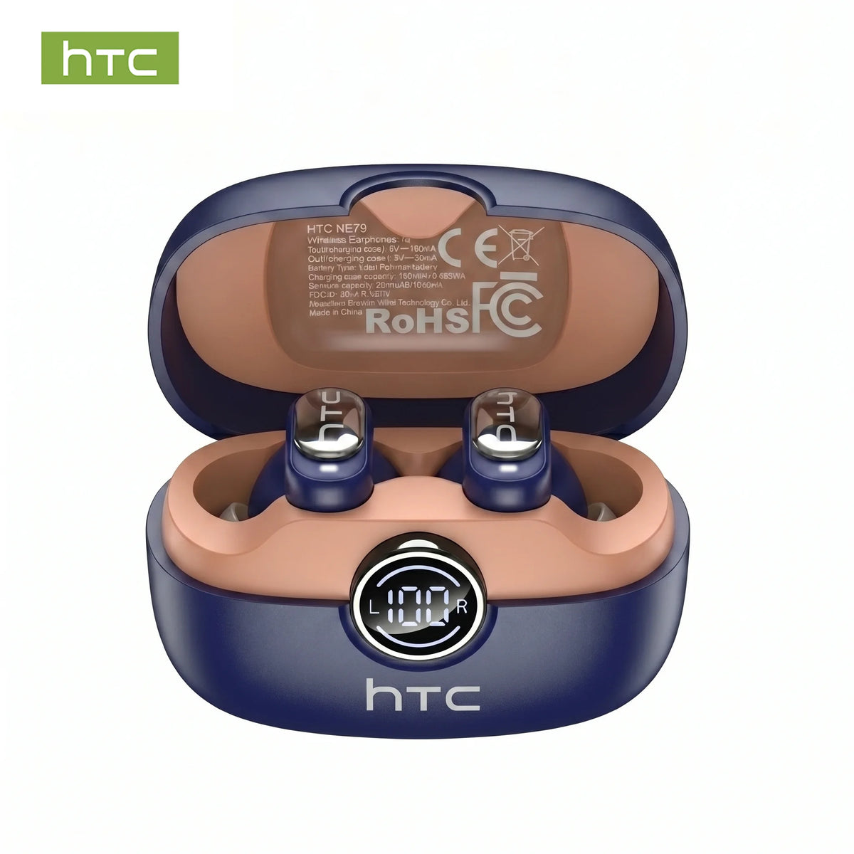 AI Translation Wireless Earbuds with LED Display