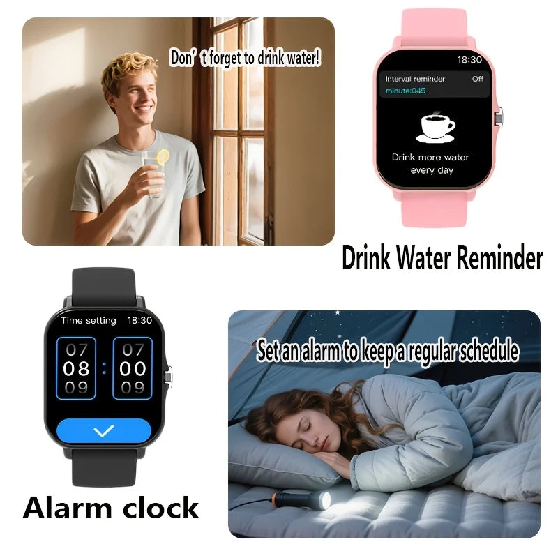 1.83-Inch Smartwatch with Message Alerts