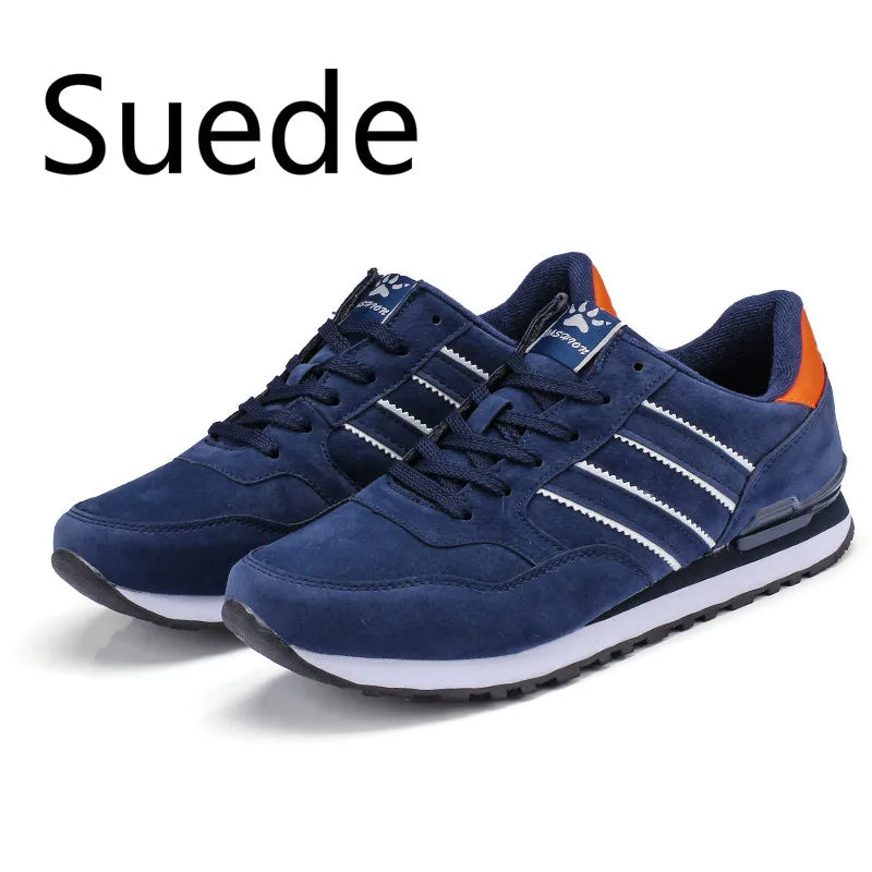 Men's Suede-Style Casual Sneakers