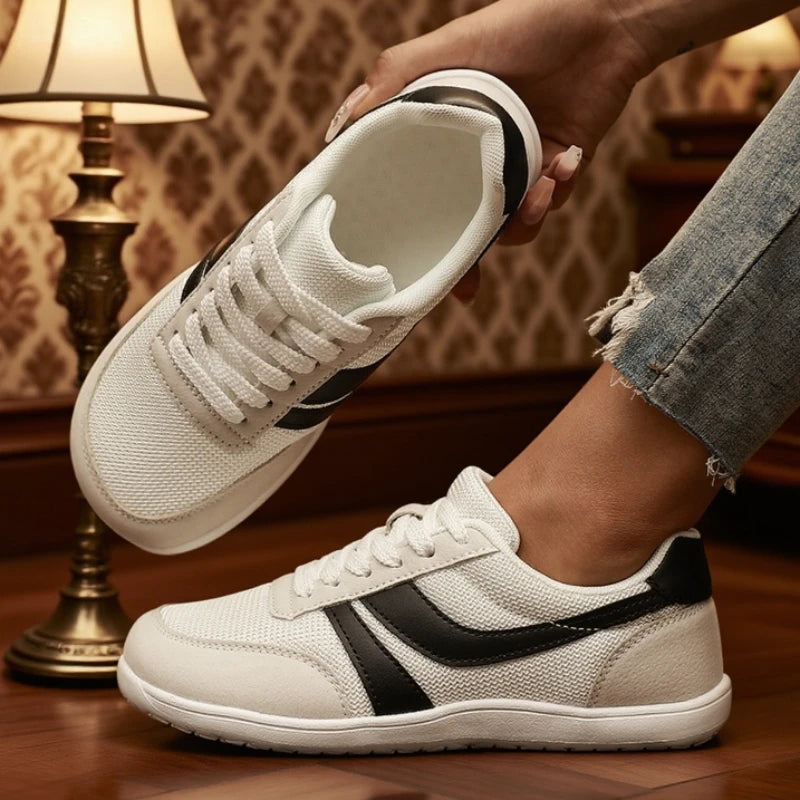 Women's Wide-Toe Lace-Up Sneakers — product view
