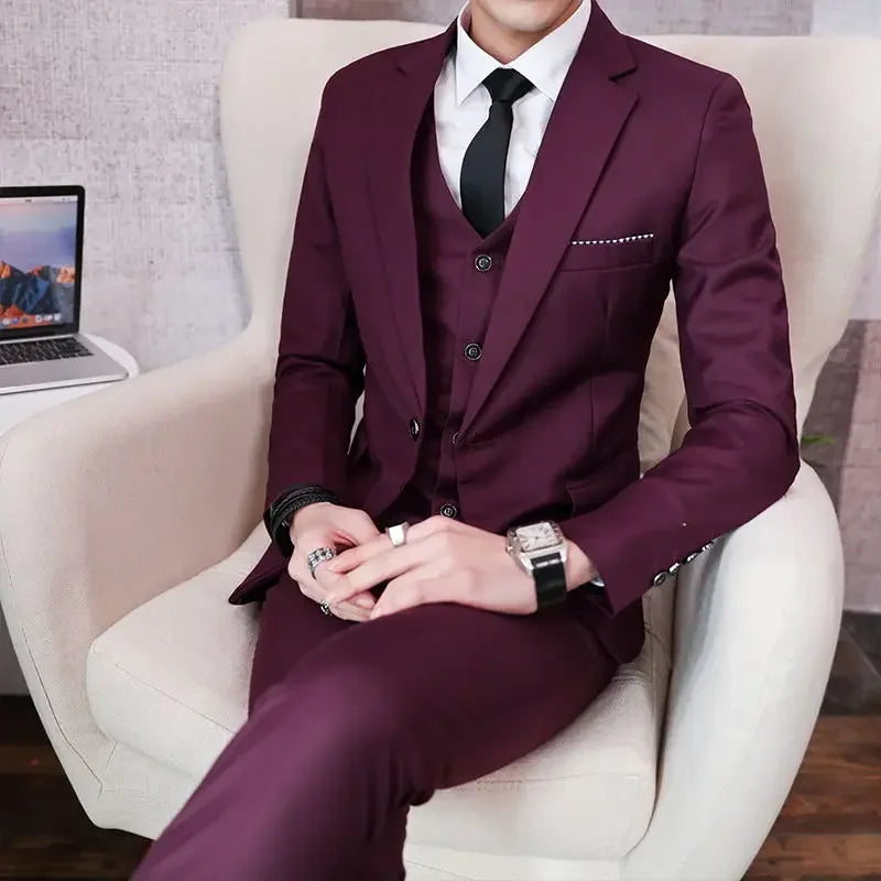 Men's 3-Piece Suit Set — product view
