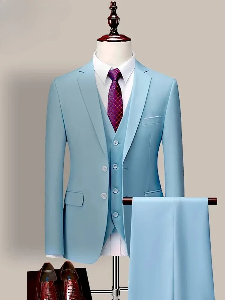 Men's Slim Fit Suit — Two- and Three-Piece Options