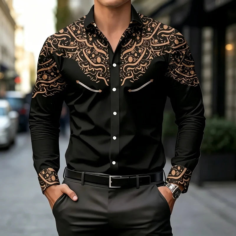 Men's Graphic Print Casual T-Shirt